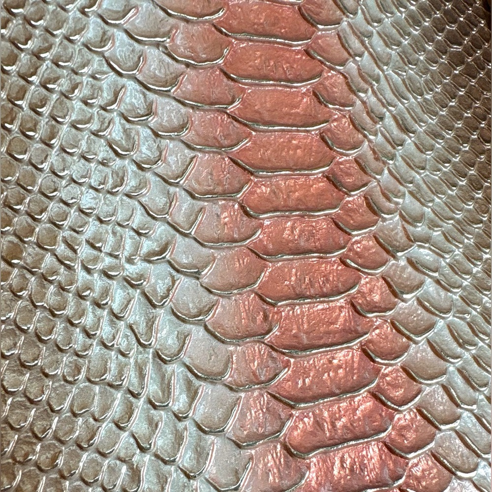 **SOLD**Brahmin EUC Ashlee - Natural Cocobay - Metallic Gold Snake Texture Tote - Picture 12 of 12